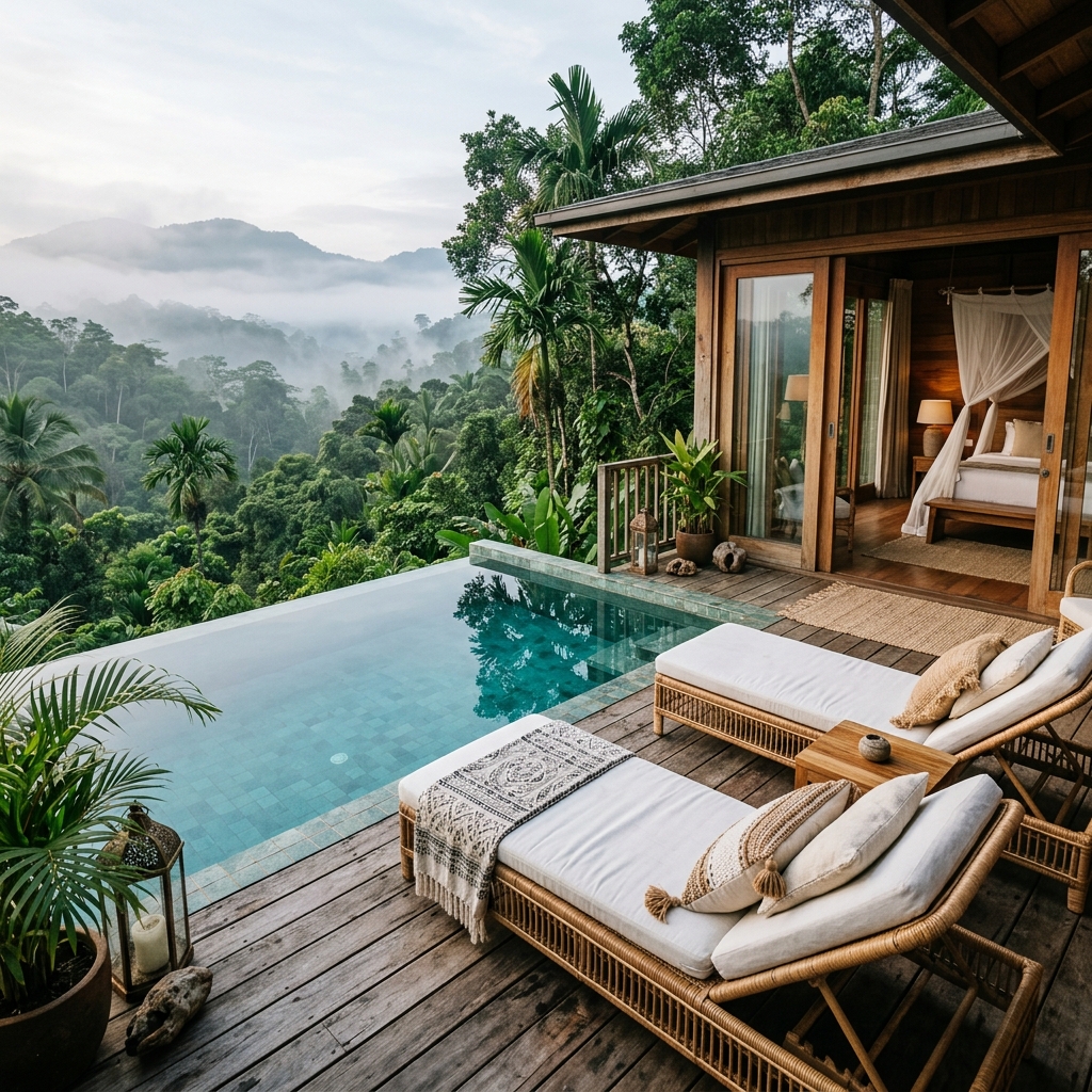 Tiger Rock Plunge Pool Deck